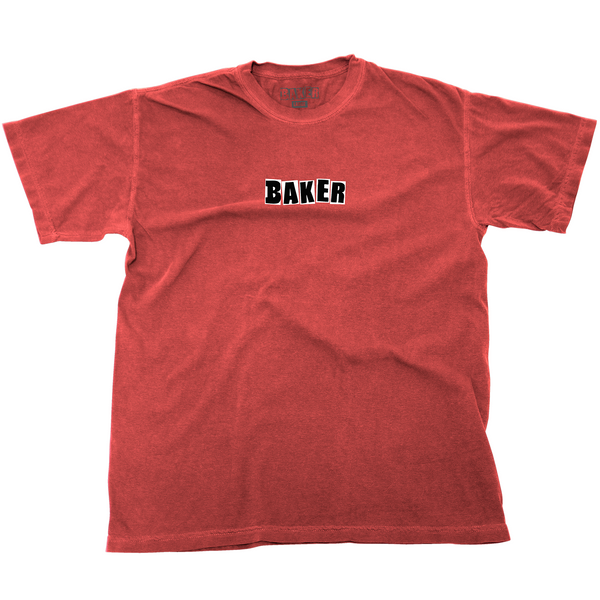 Brand Logo Red *WASHED Tee