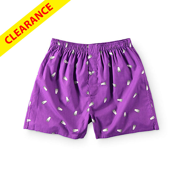 40S & SHORTIES - DOUBLE CUPS BOXERS PURPLE