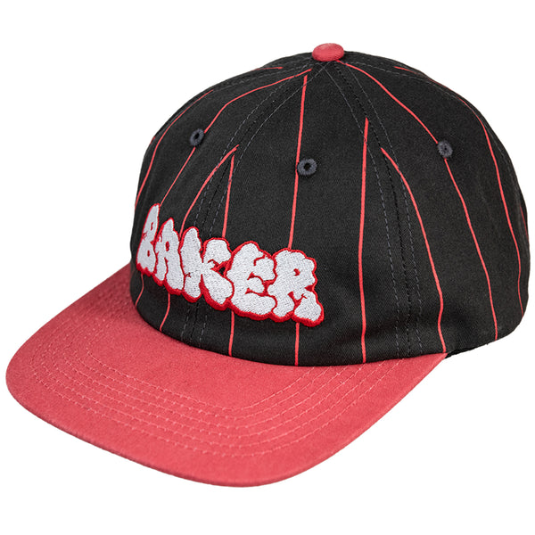 Bubble Pin Blk/Red Snapback