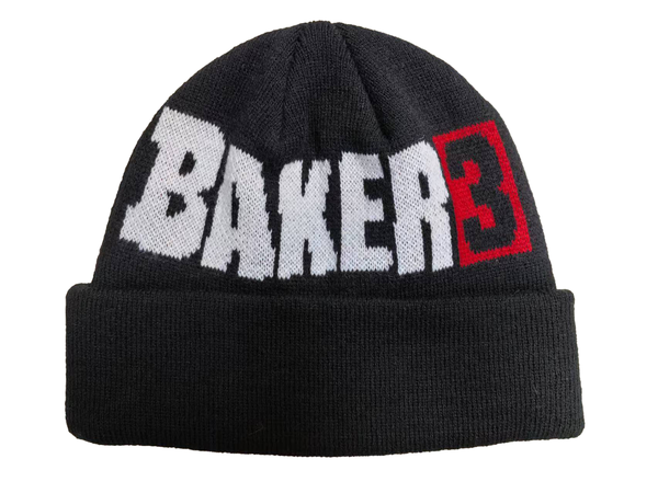 BAKER 3 Black Beanie