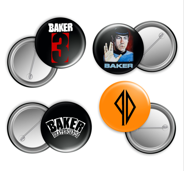 Baker 3 Button 4 Pack