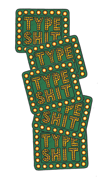 Type Shit Sticker 10pk