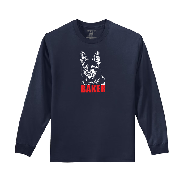Bad Dawg Navy L/S Tee