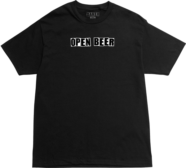 Open Beer BLK Tee