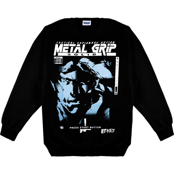 Metal Grip Crewneck Black *Japan Exclusive (BOX 44)