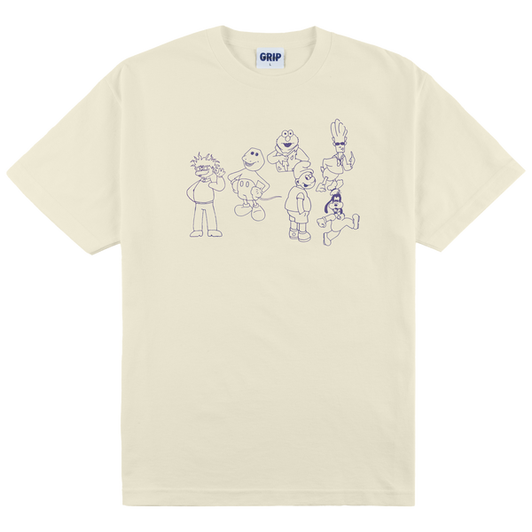 Classic Grip Confused Character Tee Sand (BOX 34)