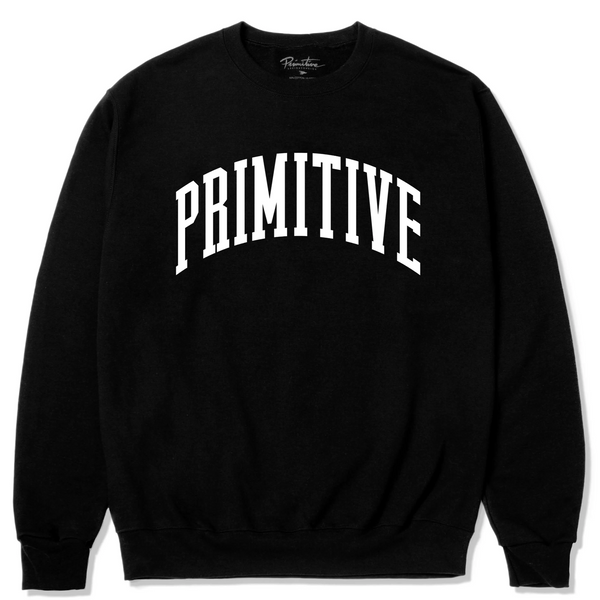 Collegiate Arch Crewneck - Black