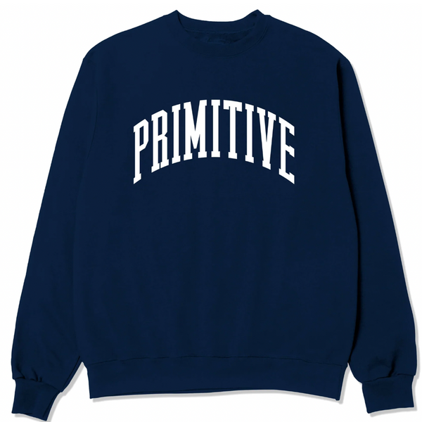 COLLEGIATE ARCH CREWNECK NAVY