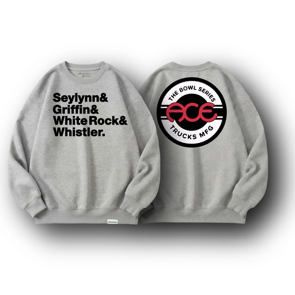 Ace x Bowl Series 4 Bowls Crewneck Heather