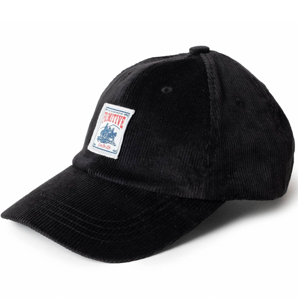 WRANGLER CORDUROY STRAPBACK BLACK