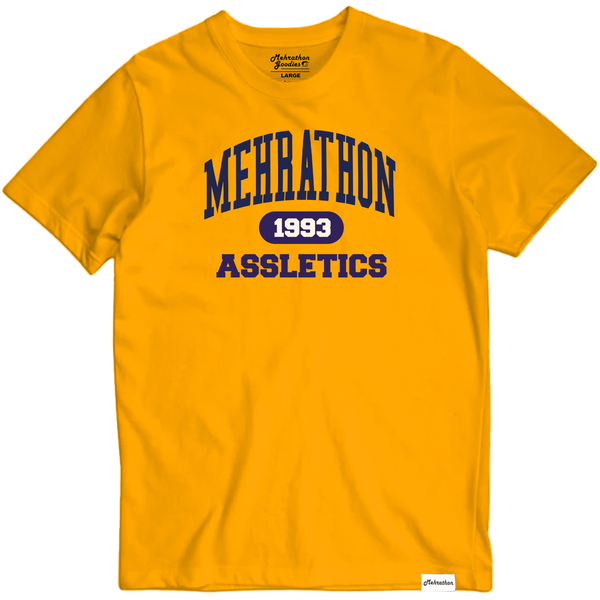 Assletics Tee Gold
