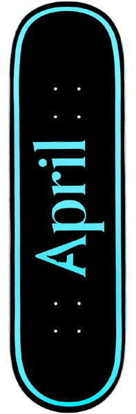 April OG TEAM Blue Black Deck 8.25 / 8.5