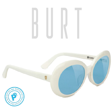 BURT PREMIUM PLUS WHITE/BLUE LENS