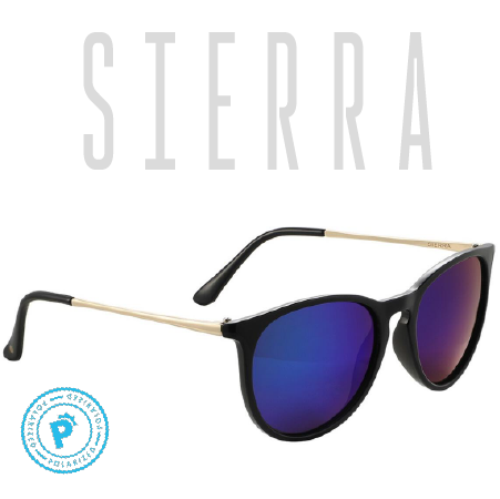 SIERRA POLARIZED - BLACK/GOLD/BLUE MIRROR