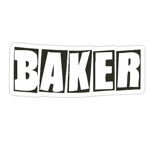 BAKER Brand Logo Sticker 10 Pack - SMALL / MEDIUM / LARGE