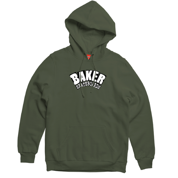 Brand Logo Arch Logo Hoody Green