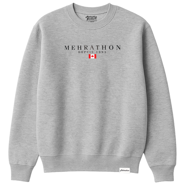 Depuis Crewneck *High Dense Applique Heather