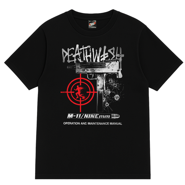 MAC11 BLACK TEE *Art by BOW3RY