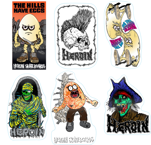 HILLS HAVE EGGS STICKER PACK