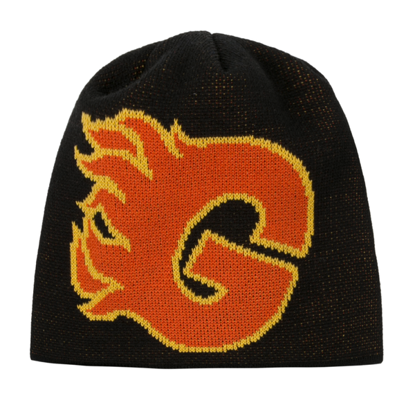 Classic Grip Flames Premium Beanie Black *Made in Canada