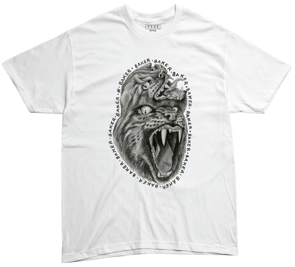 FRIED BEAST TEE WHITE