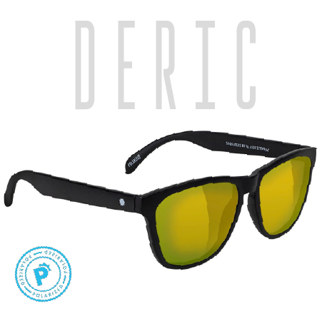 DERIC POLARIZED - MATTE BLACK/GOLD MIRROR