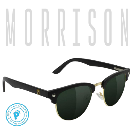 MORRISON PREMIUM - BLACK / DARK GREEN LENS POLARIZED