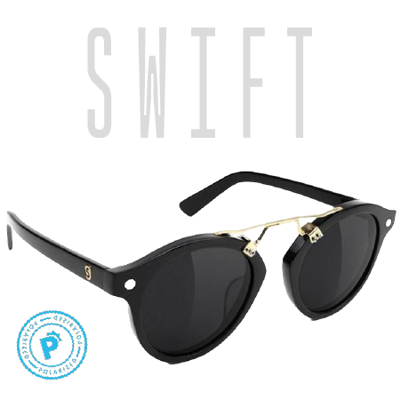 SWIFT PLUS - Black/Gold POLARIZED