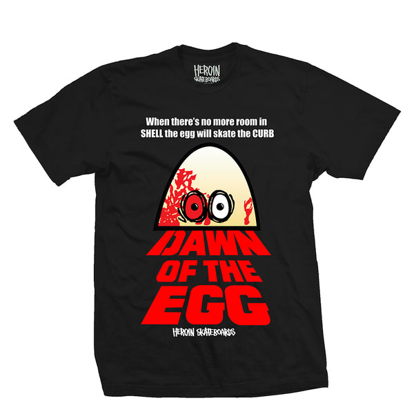 DAWN OF THE EGG Black Tee