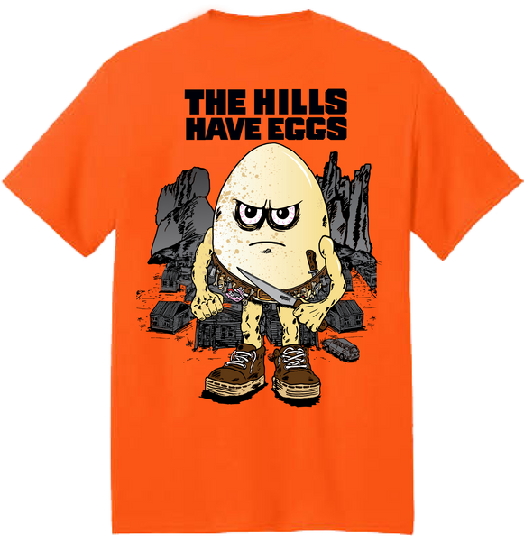 HILLS HAVE EGGS TEE ORANGE