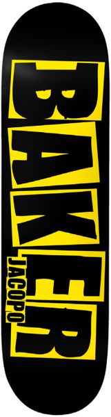 JACOPO Brand Logo Danger YLW 8.0