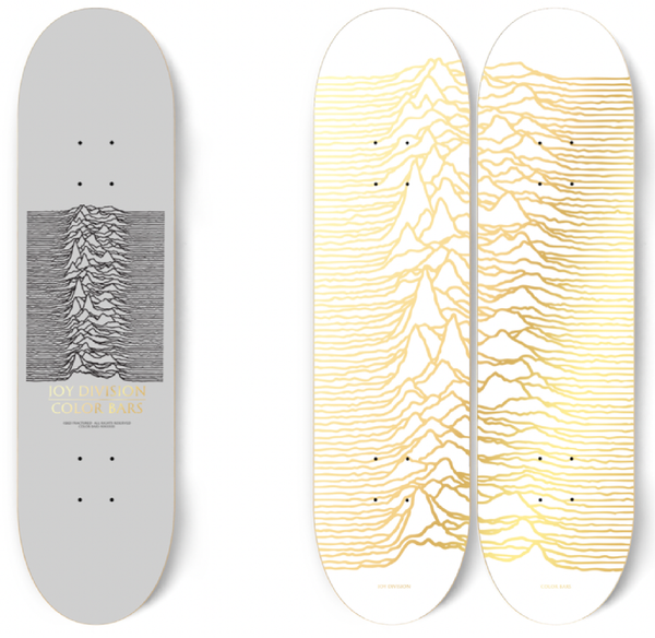 Joy Division Unknown Pleasures 2 Deck Set White/Gold Foil