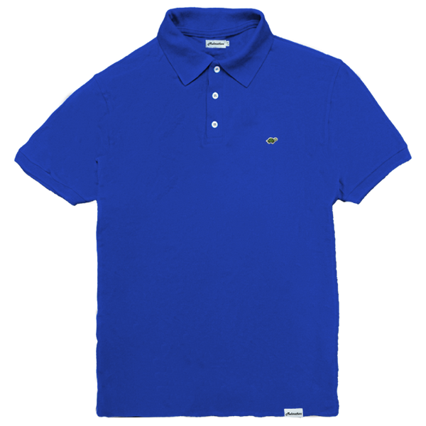 Lamehra Pique Polo Royal Blue