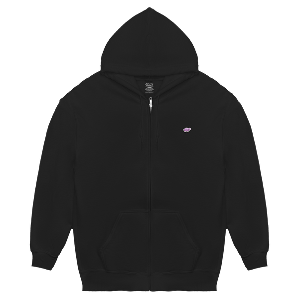 Lamehra Zip Hood Black