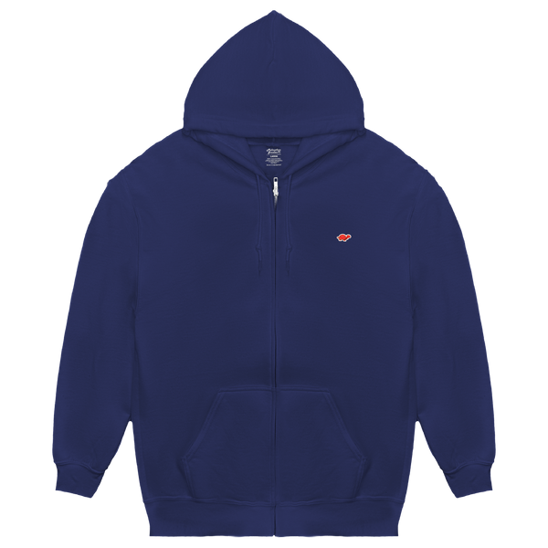 Lamehra Zip Hood Navy