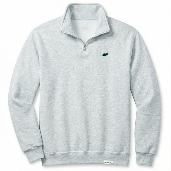 LAMEHRA ARMY QUARTER ZIP ASH