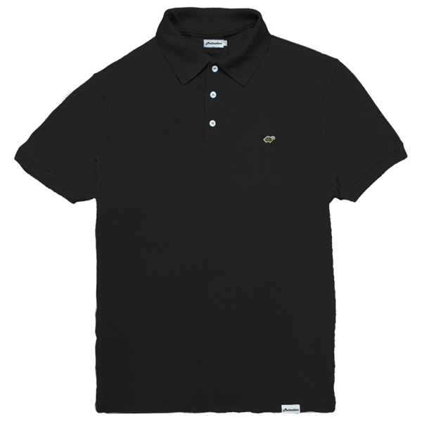 Lamehra Pique Polo Black