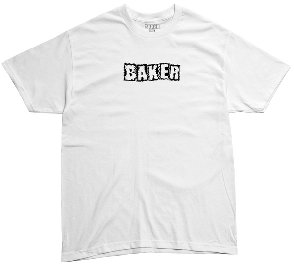 LIBRARY CARD White Tee