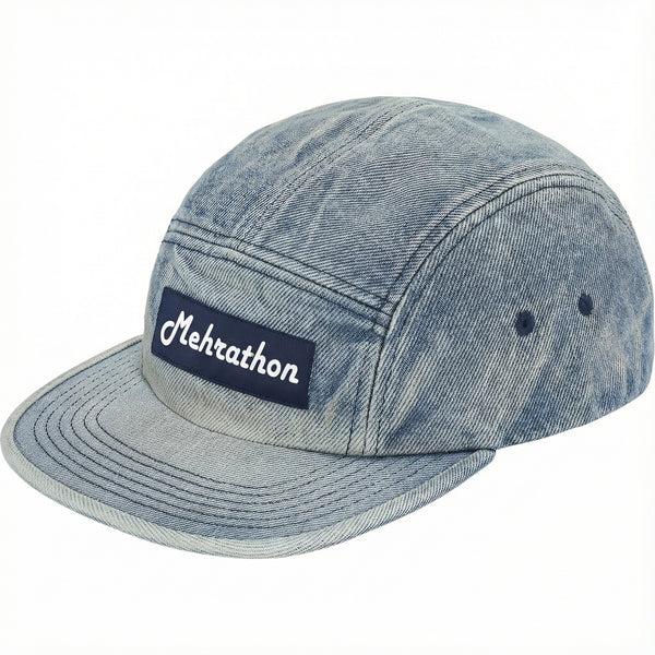 MEHRATHON 5 PANEL WASHED DENIM CAP