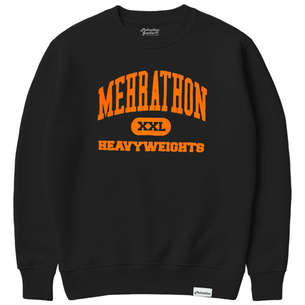 HEAVYWEIGHTS CREWNECK BLACK *PUFF PRINT