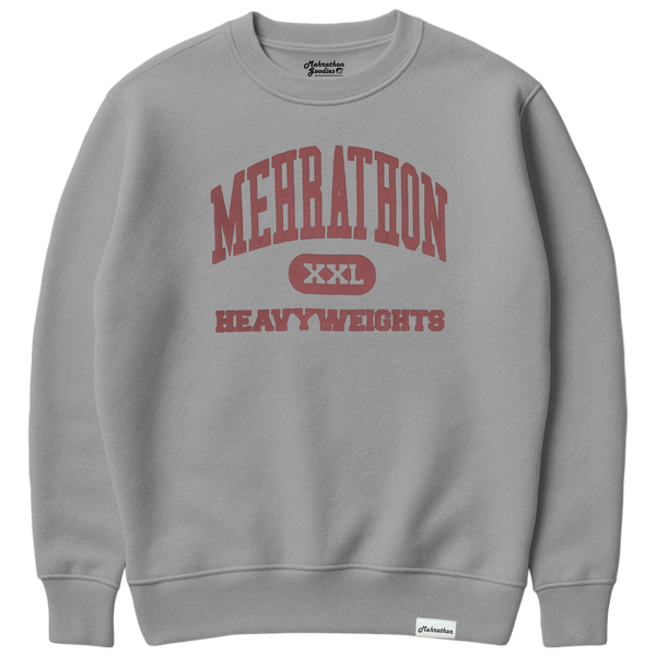 HEAVYWEIGHTS CREWNECK GREY *PUFF PRINT