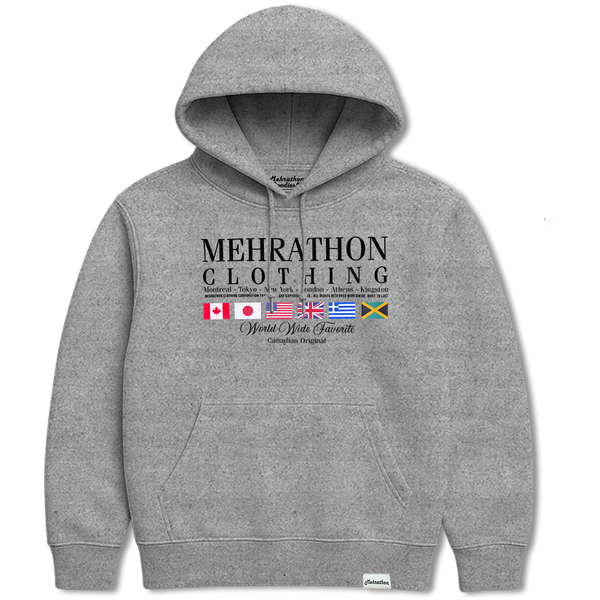 WORLDWIDE FAVORITES HOODY GREY