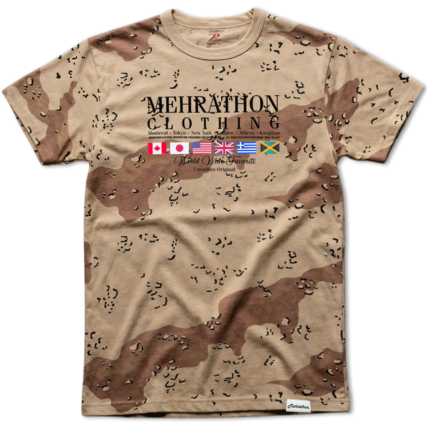 WORLDWIDE FAVORITES TEE DESERT CAMO