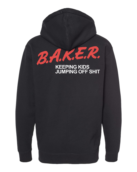 NARC ZIP HOODY BLACK