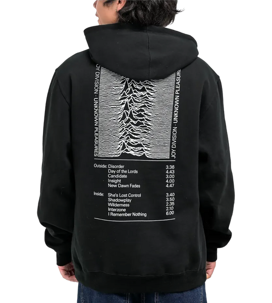 Joy Division Unknown Pleasures Hoodie - Black