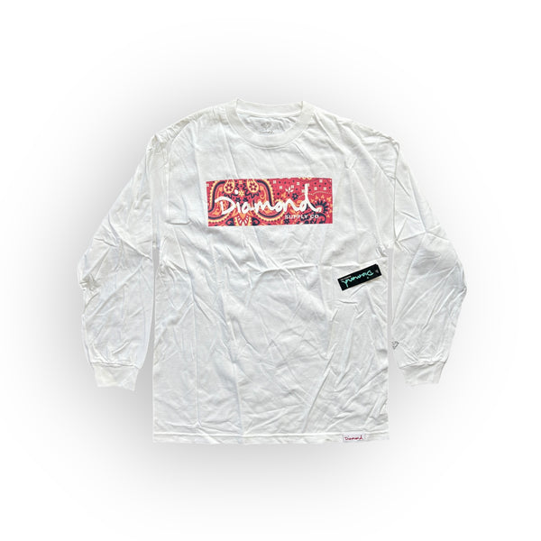 Diamond Bandana Longsleeve White (BOX 14)