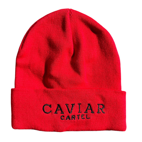 Caviar Cartel Beanie Red