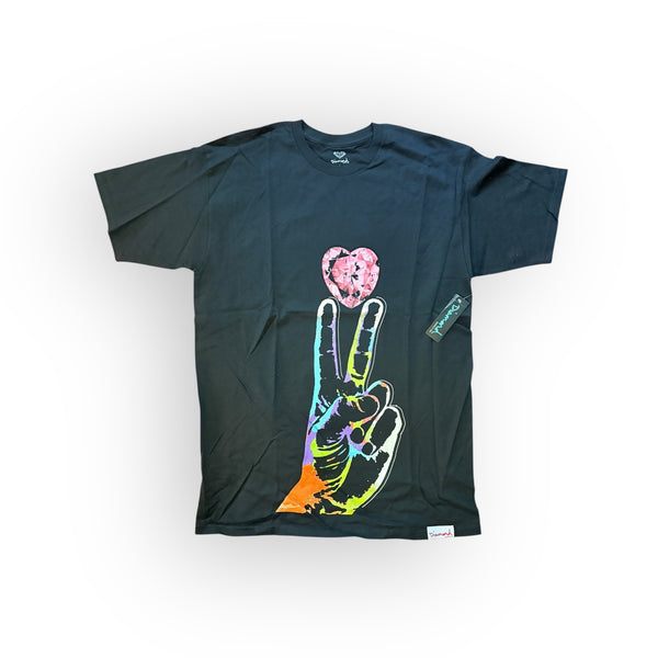 Diamond Peace Tee Black (BOX 12)