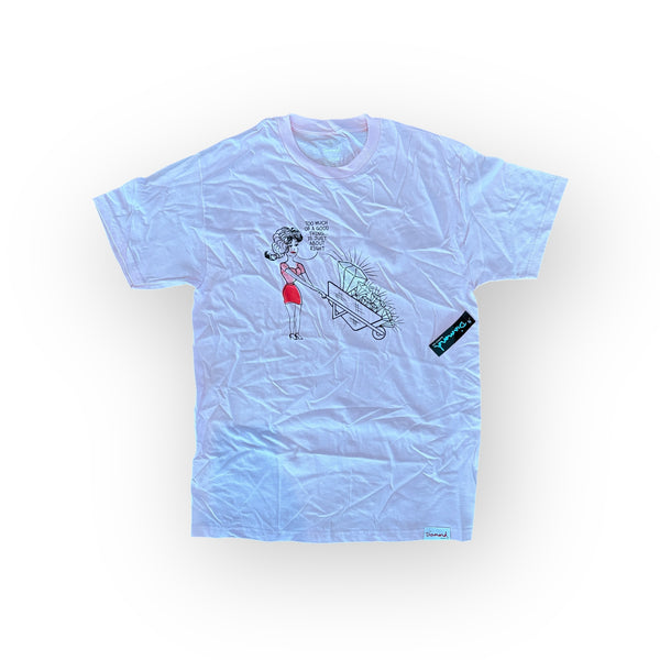 Diamond Too Much Tee Pink (BOX 9)