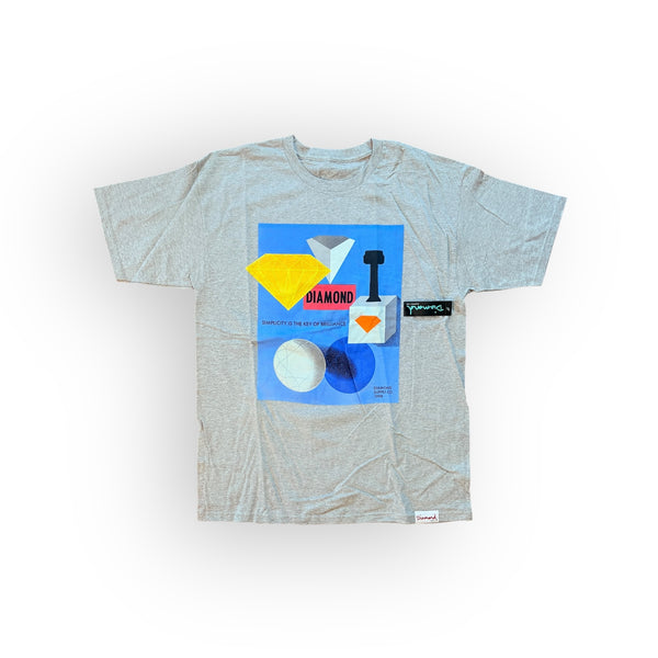 Diamond Shapes Tee Grey (BOX 12)